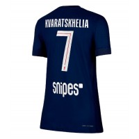 Paris Saint-Germain Khvicha Kvaratskhelia #7 Kotipaita Naiset 2025-26 Lyhythihainen